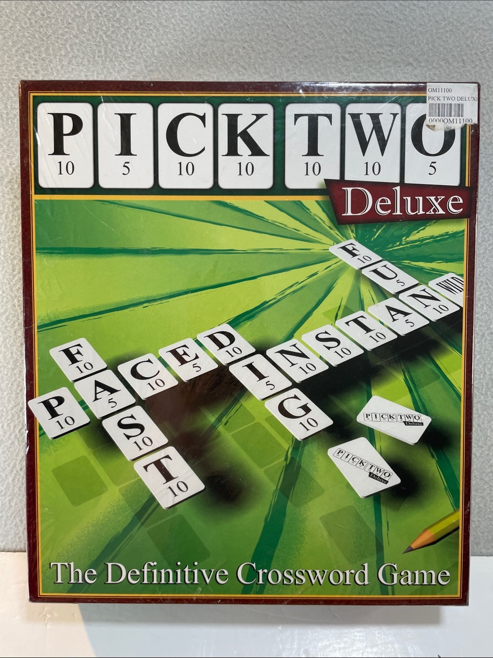 Pick Two Deluxe Definitive Crossword Game NEW! Outside Media Sealed